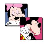 Mickey y Minnie son divertidos nombres para hámster o ratón