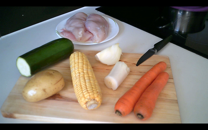 Ingredientes sopa de pollo