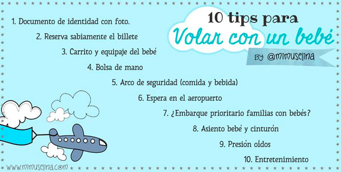 9 consejos para que volar con bebés sea más fácil