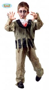 Disfraz de zombie niño para halloween