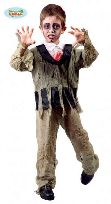 Disfraz de zombie niño para halloween