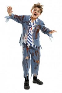 Disfraz de zombie niño para Halloween